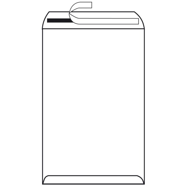 herlitz Versandtasche, DIN C4, ohne Fenster, weiss