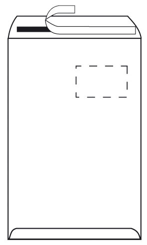 herlitz Enveloppe dexpédition, C4, sans fenêtre, blanc