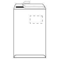 herlitz Versandtasche, DIN C4, ohne Fenster, braun