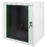 DIGITUS Coffret mural 19 Unique Line, 12 U, gris clair