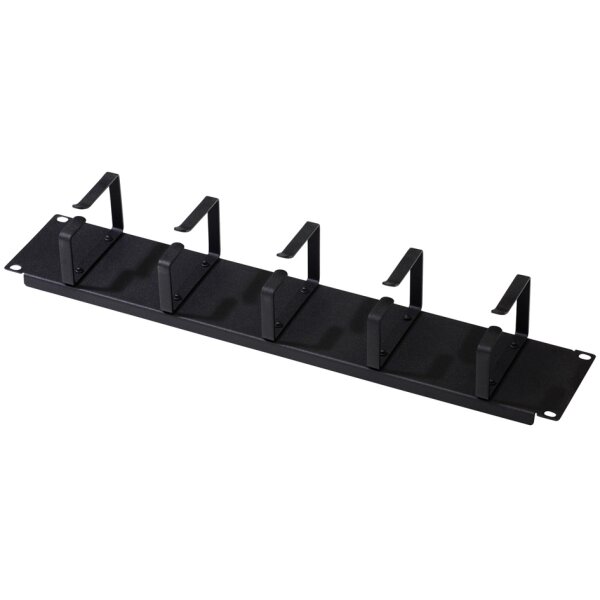 DIGITUS 19" Rangierpanel, 2 HE, 5 Kabelführungsbügel