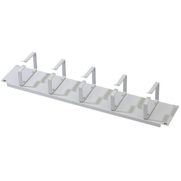 DIGITUS 19" Rangierpanel, 2 HE, 5 Kabelführungsbügel