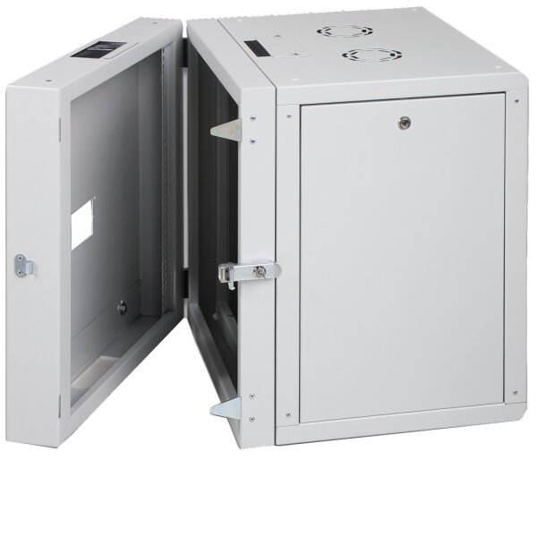 DIGITUS 19" Wandverteiler Soho-Line mit Schwenkrahmen, 16 HE