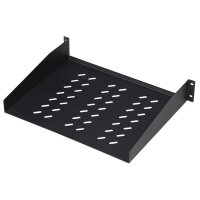 DIGITUS 19" Fachboden, 2 HE, Festeinbau, Tiefe: 550 mm