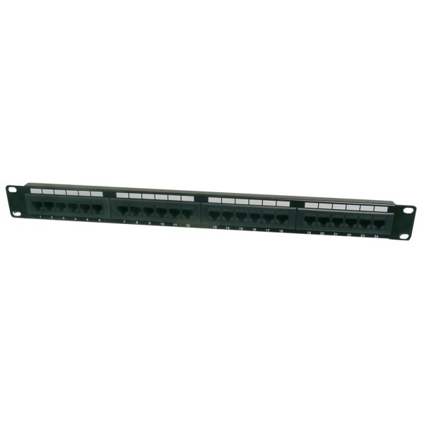 DIGITUS 19 panneau de brassage, Cat.5e, 24 ports RJ45, 1 U