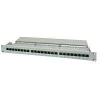DIGITUS 19" Patch Panel Kat.5e, Klasse D, 24 x RJ45,...