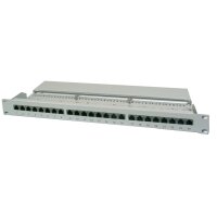 DIGITUS 19" Patch Panel Kat.5e, Klasse D, 16 x RJ45,...