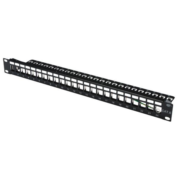 DIGITUS panneau de brassage modulaire 19 cat.6, 24 ports