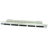 DIGITUS 19" ISDN Patch Panel Kat. 3, 25 x RJ45, 1 HE