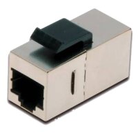 DIGITUS Modular Adapter Kat.5e, geschirmt, 2 x RJ45 Buchse