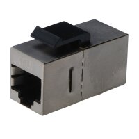 DIGITUS Modular Adapter Kat.6e, geschirmt, 2 x RJ45 Kupplung