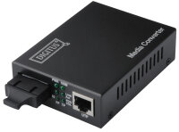 DIGITUS Fast Ethernet Medienkonverter, RJ45 SC, Singlemode