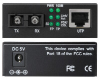 DIGITUS convertisseur média Fast Ethernet,...