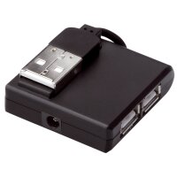 DIGITUS hub USB 2.0, 4 ports, noir