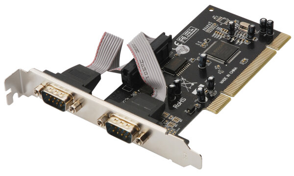 DIGITUS carte PCI série RS-232, 2 ports