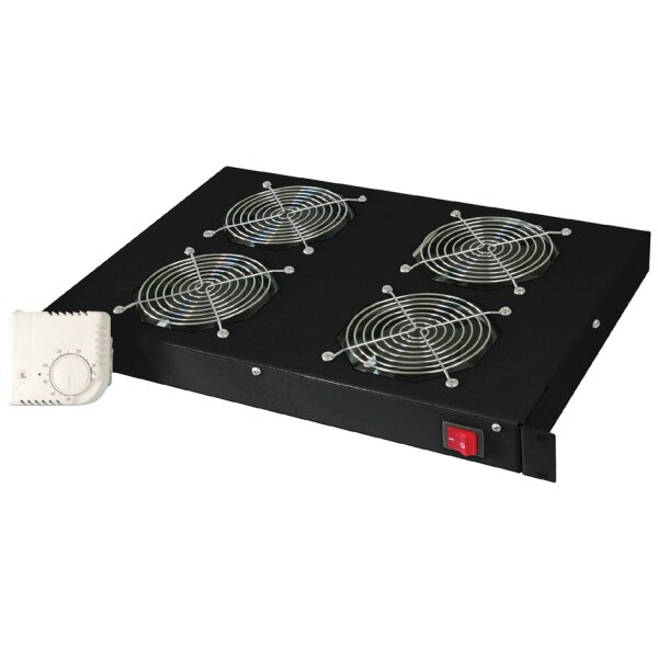 DIGITUS Unité de ventilation 19, 1U, 4x ventilateurs 120mm