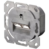 DIGITUS Aufputzdose Kat.6A (tief), 2 x RJ45, geschirmt