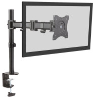 DIGITUS LCD- LED-Monitorarm Single, mit Klemmfuss, bis 69 cm