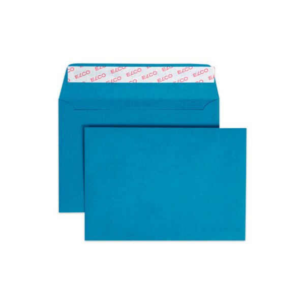 ELCO Enveloppe Color s/fenêtre C6 18832.33 100g, bleu 250 pcs.