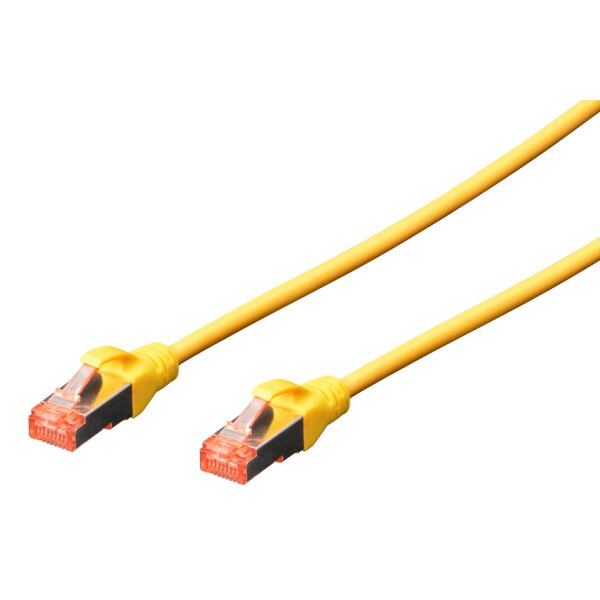 DIGITUS Câble de brassage, Cat. 6, S/FTP, 0,5 m, gris