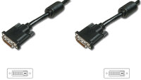 DIGITUS câble DVI-D 24+1, Premium, Dual Link, 2 m