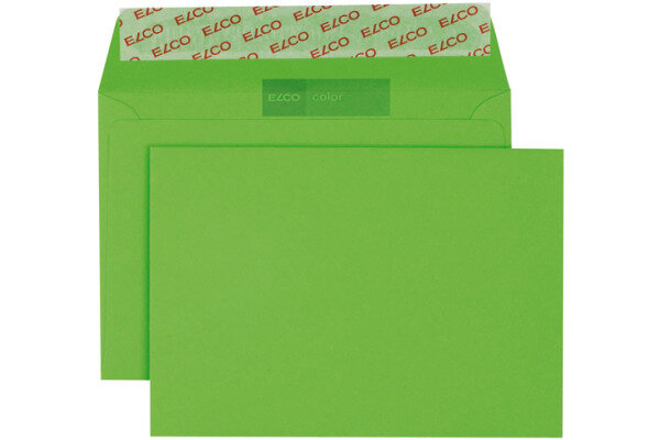 ELCO Enveloppe Color s/fenêtre C6 18832.62 100g, vert 250 pcs.
