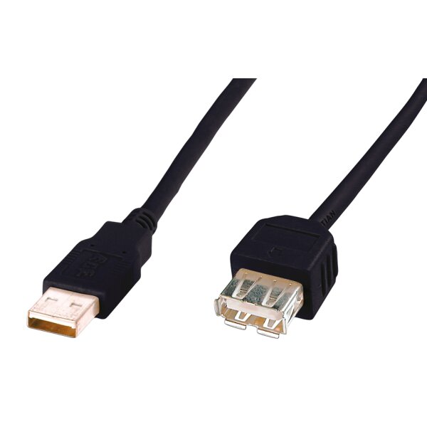 DIGITUS USB 2.0 Verl&auml;ngerungskabel, 3,0 m