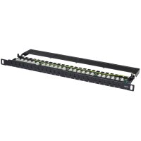 DIGITUS 19" Patch Panel Kat.6, Klasse E, 24 Port,...