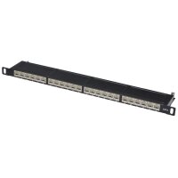 DIGITUS 19" Patch Panel Kat.6, Klasse E, 24 Port,...