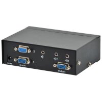 DIGITUS Switch VGA, 2 ports, 250 MHz, boîtier en...