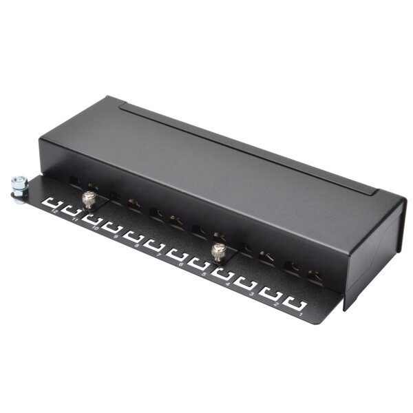 DIGITUS Desktop Patch Panel Kat.6A, Klasse EA, 12 x RJ45