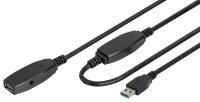 DIGITUS Câble de rallonge actif USB 3.0, 5,0 m
