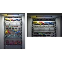 DIGITUS Eclairage LED pour baie 19, 2 modes de...