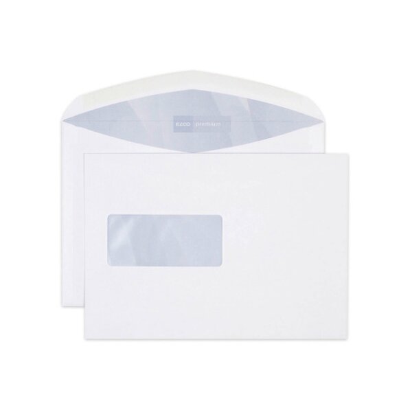 ELCO Enveloppe Premium a/fenêtre C5 32499 100g, blanc 500 pcs.