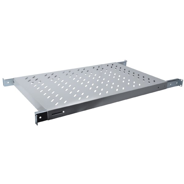 DIGITUS 19" Fachboden, 1 HE, Tiefe: 700 mm, lichtgrau