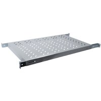 DIGITUS 19" Fachboden, 1 HE, Tiefe: 700 mm, lichtgrau