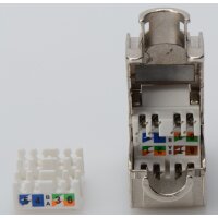 DIGITUS module Keystone cat.5e, 1 x RJ45, blindé,