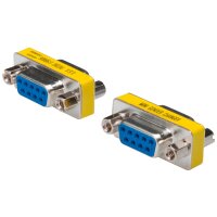 DIGITUS Mini changeur de genre, 9 broches Sub-D, mâles