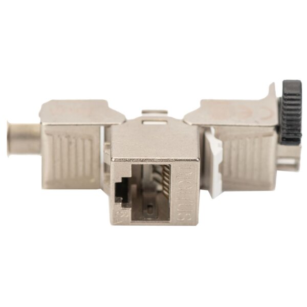 DIGITUS Keystone Modul Kat. 6A, geschirmt, grau