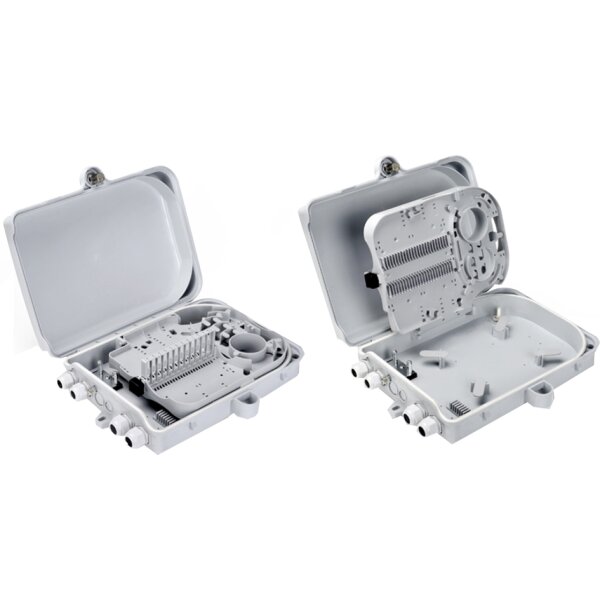 DIGITUS Bo&icirc;te d&eacute;pissures fibres optiques OUTDOOR, pour 48