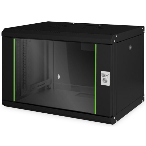 DIGITUS 19" Wandverteiler Unique Line, 12 HE, schwarz