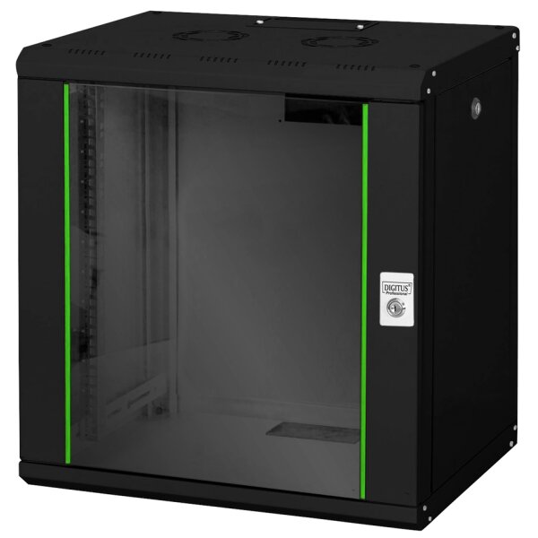 DIGITUS 19" Wandverteiler Unique Line, 12 HE, schwarz