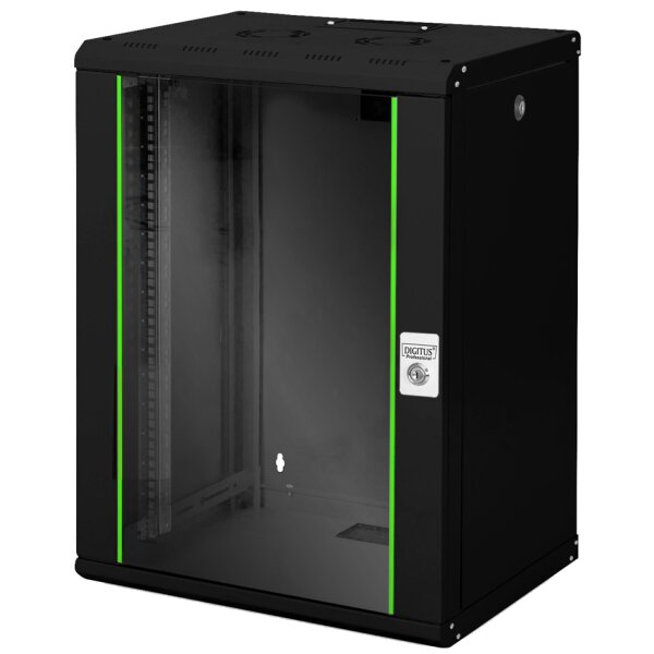 DIGITUS 19" Wandverteiler Unique Line, 12 HE, schwarz