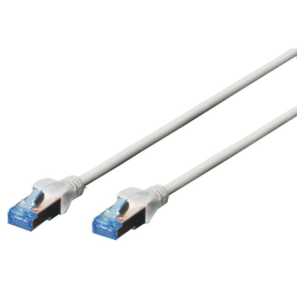 DIGITUS C&acirc;ble patch Cat.5e, SF/UTP, 1,0 m, gris