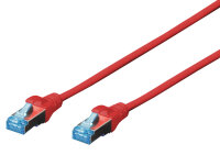 DIGITUS Câble patch Cat. 5e, SF/UTP, 2,0 m, rouge