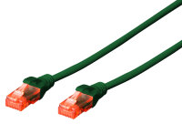 DIGITUS Câble patch, Cat. 6, U/UTP, 1,0 m, rouge
