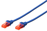DIGITUS Câble patch, Cat. 6, U/UTP, 2,0 m, rouge
