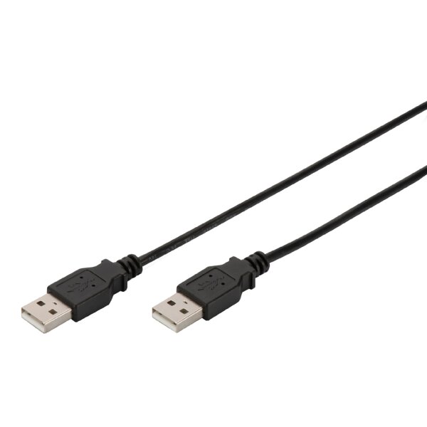 DIGITUS C&acirc;ble USB 2.0, USB-A m&acirc;le - USB-A m&acirc;le, 1,0 m