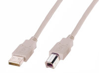 DIGITUS Câble USB 2.0, USB-A mâle - USB-B...