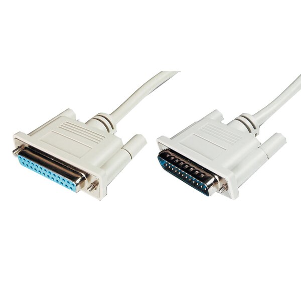 DIGITUS Câble Sub-D 25 broches, mâle - femelle, 5,0 m